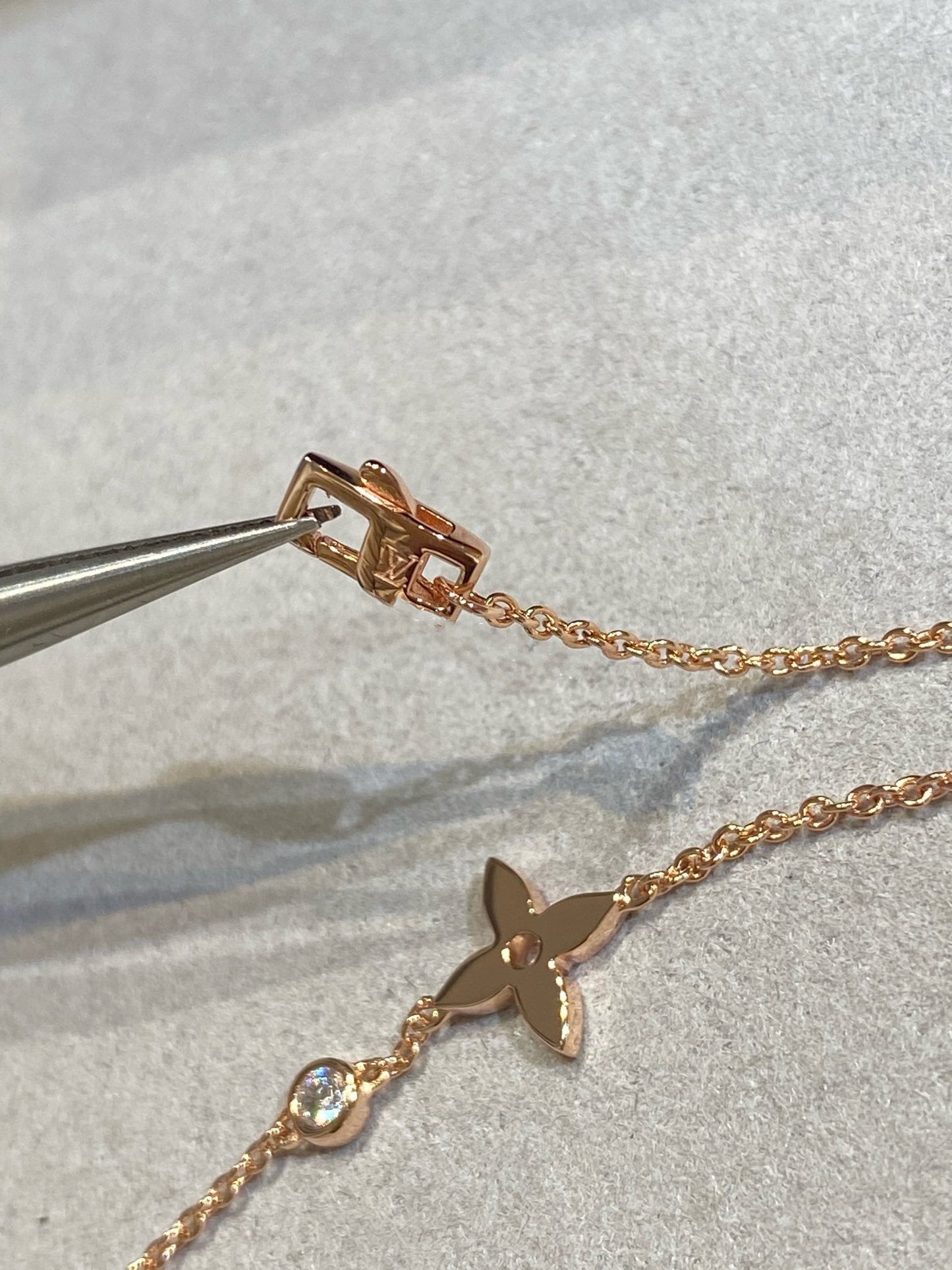 DIANA STAR DIAMOND PINK GOLD BRACELET