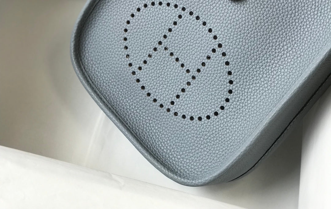 Mini Evelyne 18cm Grey Togo Ghw