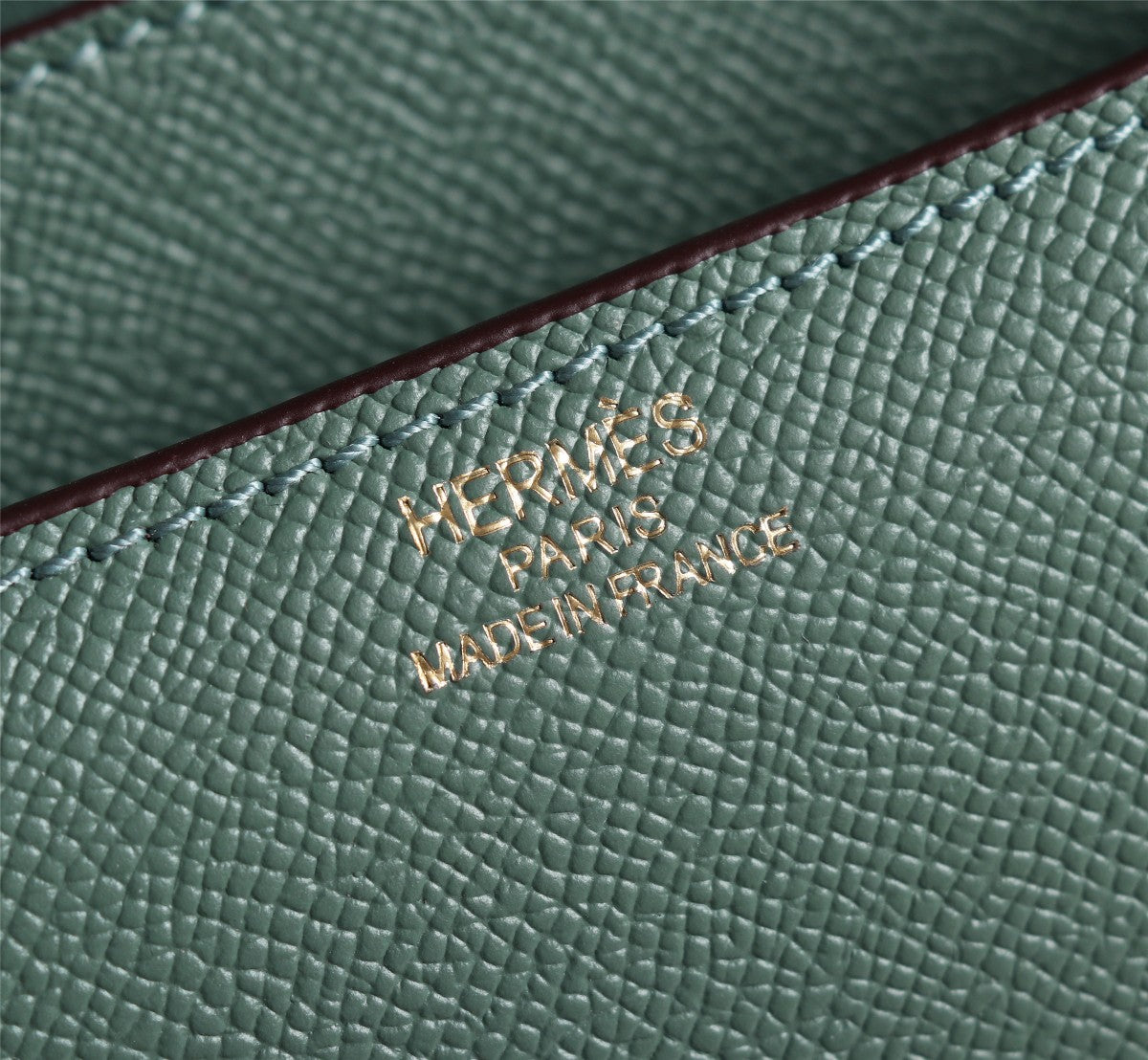 HM CONSTANCE BAGS 22 HUNTER GREEN EPSOM