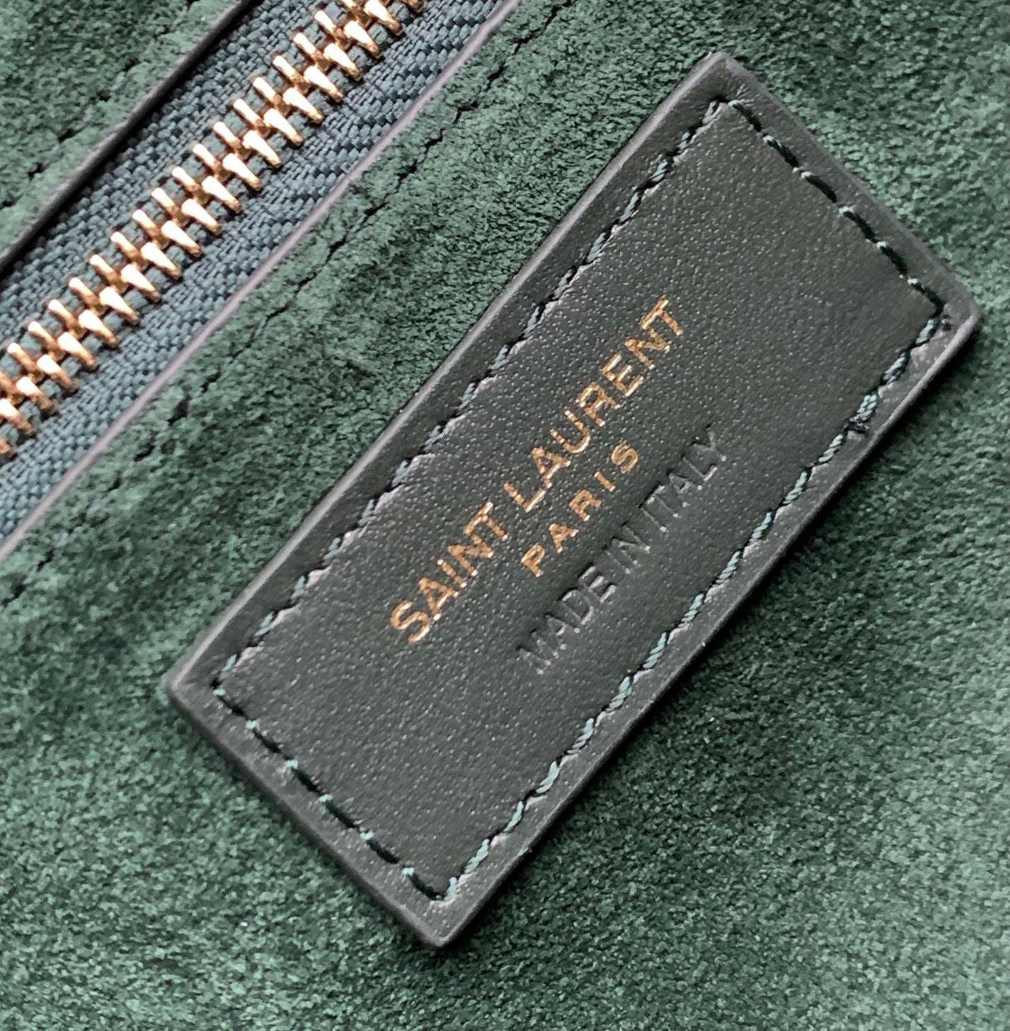 Le 5 a 7 24 Dark Green Lambskin Ghw