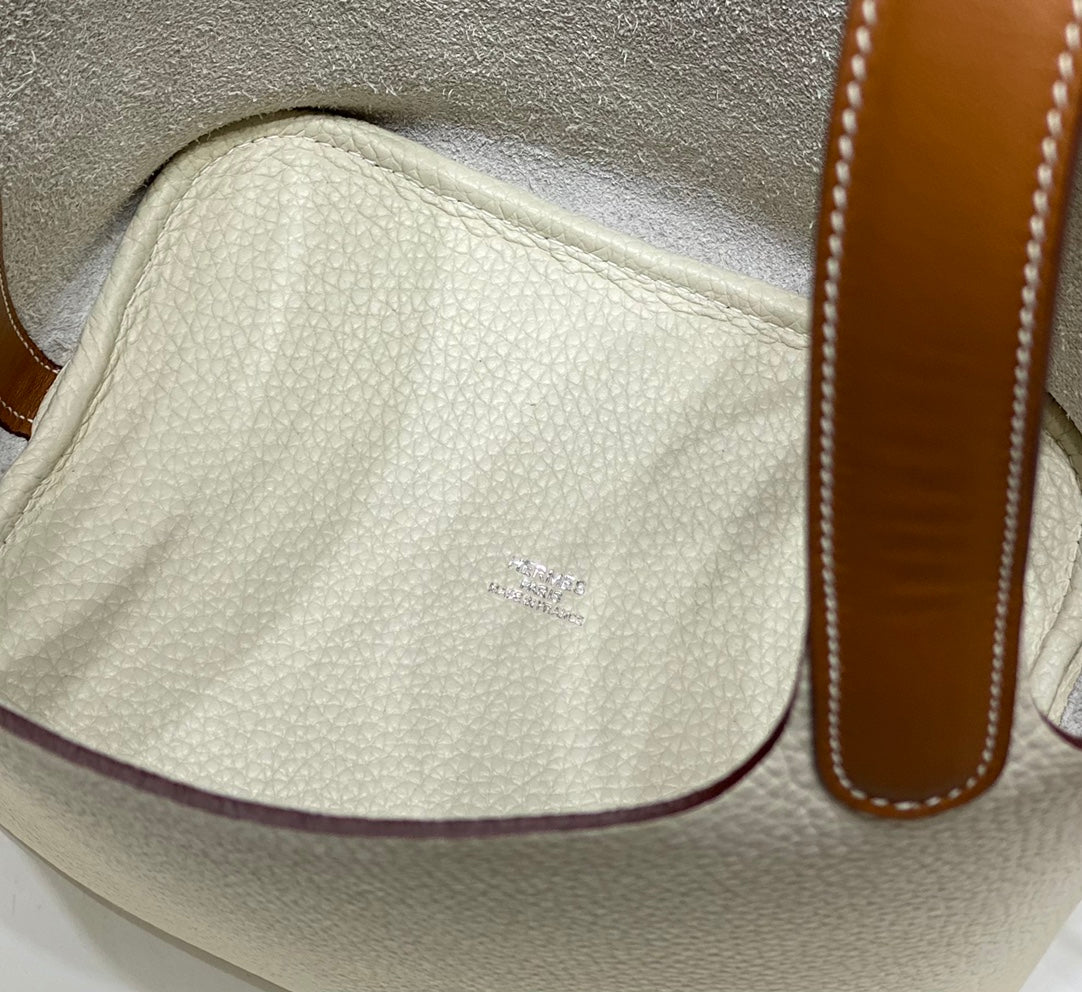 picotin lock 18 white gold togo shw