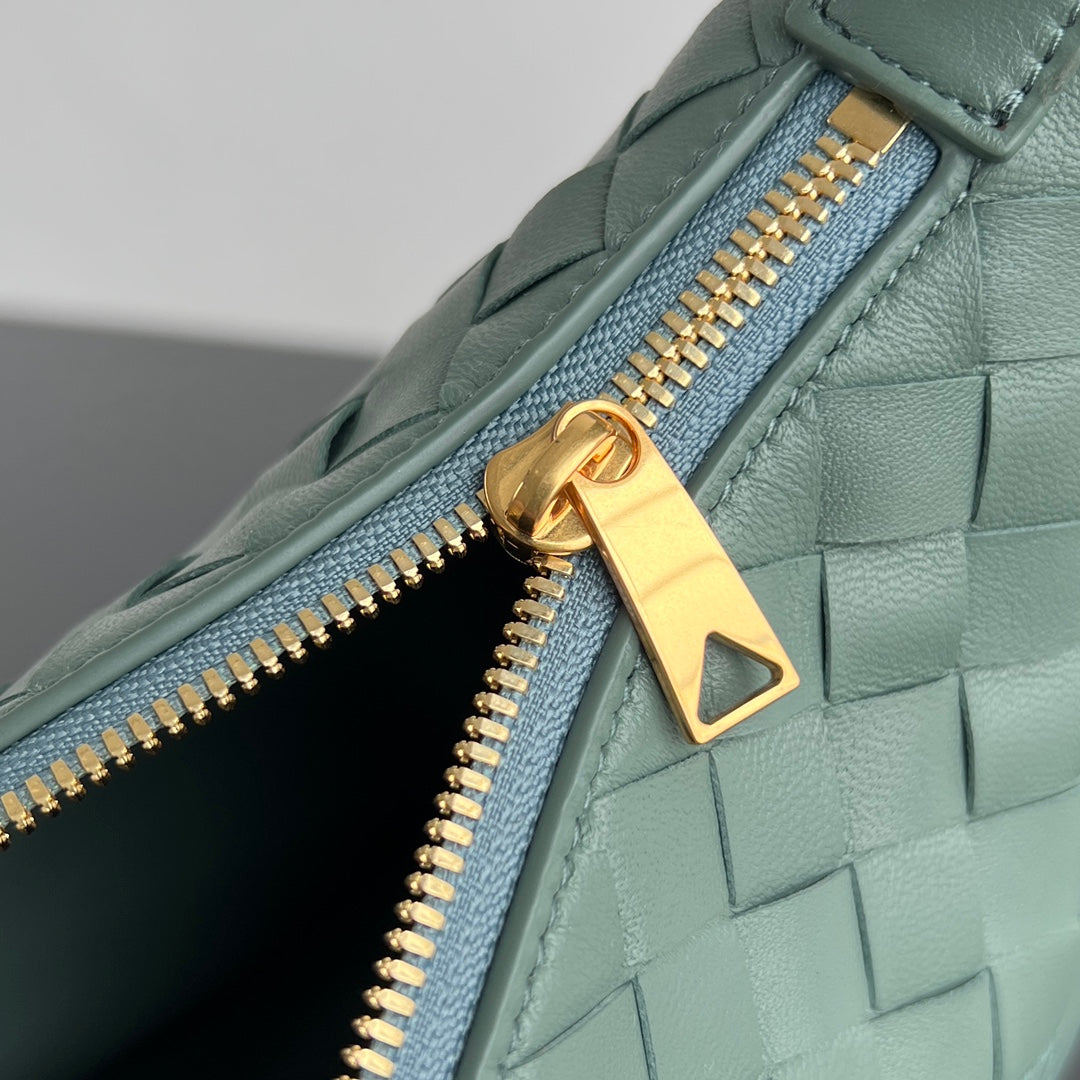 WALLACE 22 BAG BLUE GREEN CALFSKIN