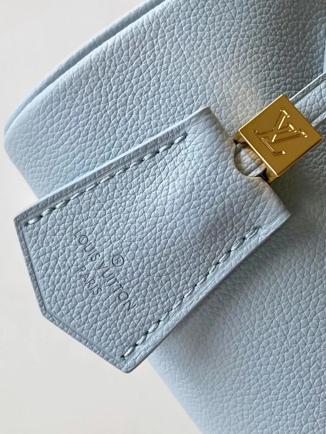 SPEEDY BANDOULI¨¨RE 18 IN BLUE HOUR CALFSKIN