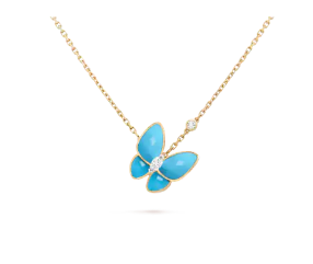 DIANA BUTTERFLY MOP DIAMOND NECKLACE