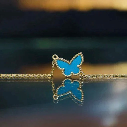 DIANA BUTTERFLY TURQUOISE BUTTERFLY BRACELET