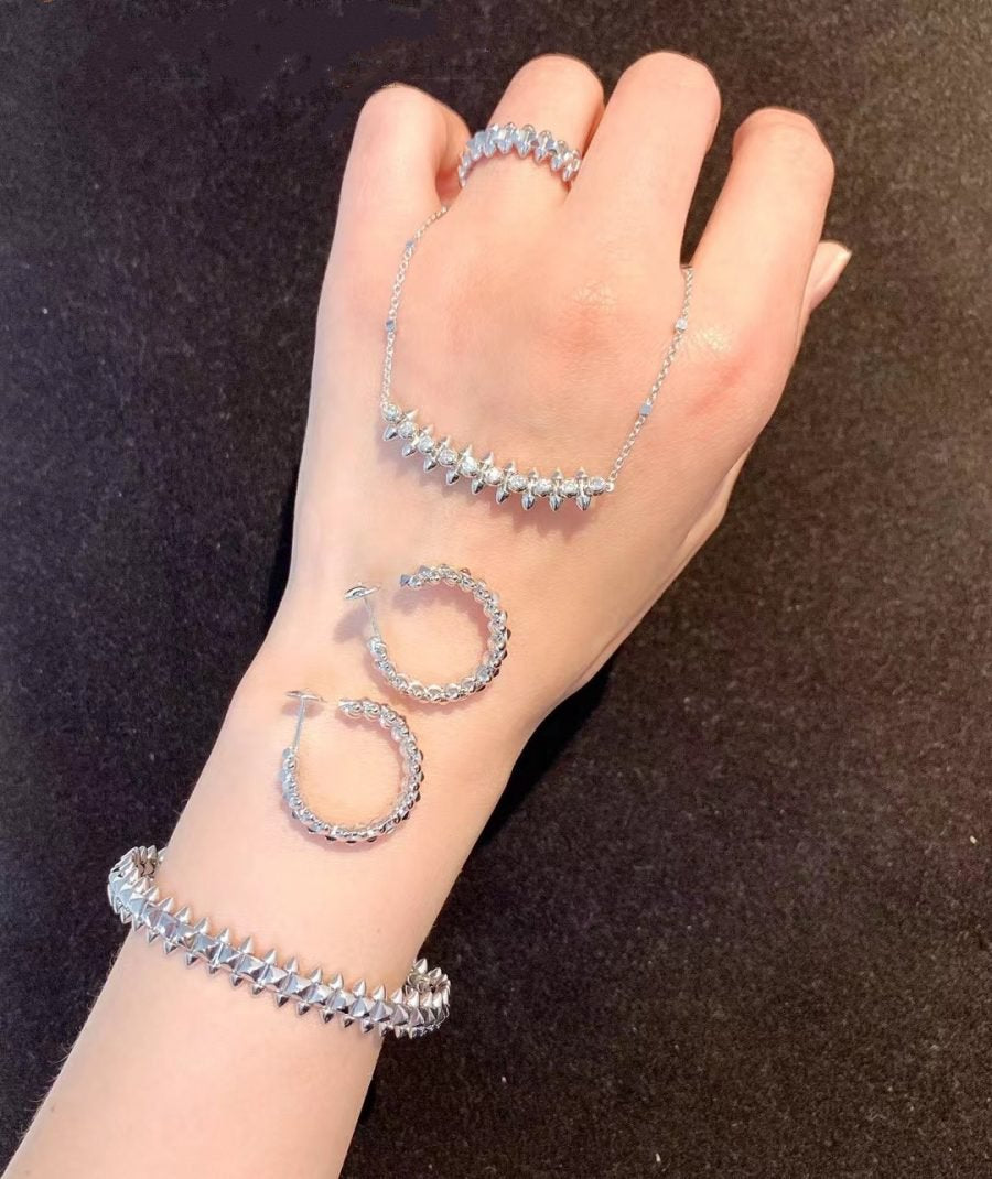 DIANA CLASH SILVER BRACELET