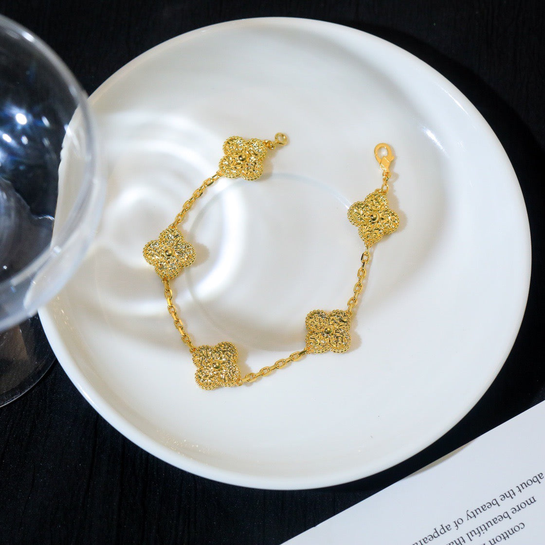 DIANA CLOVER 5 MOTIFS BRONZING BRACELET