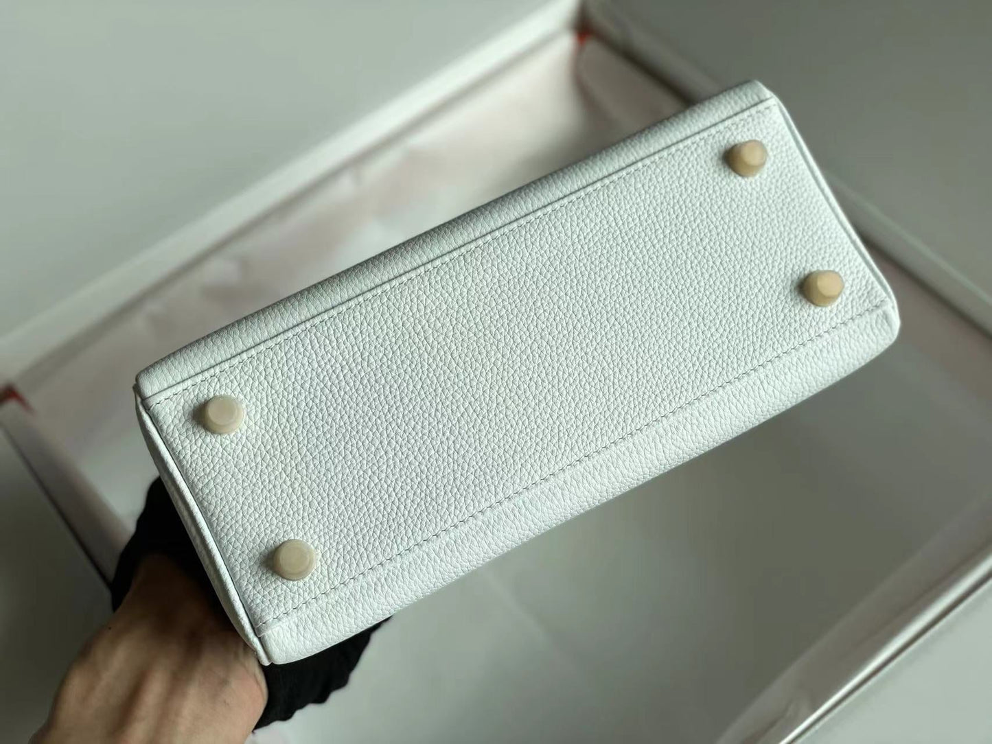 BIRKIN 25 BAG IN WHITE CALFSKIN WITH COLORFUL STICKER (MADE - TO - ODER)