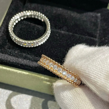 DIANA PERLEE DIAMOND ROSE GOLD RING