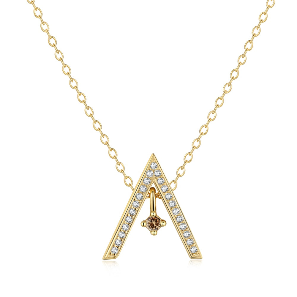 [HOT]Sparkling "A" Shape Necklace