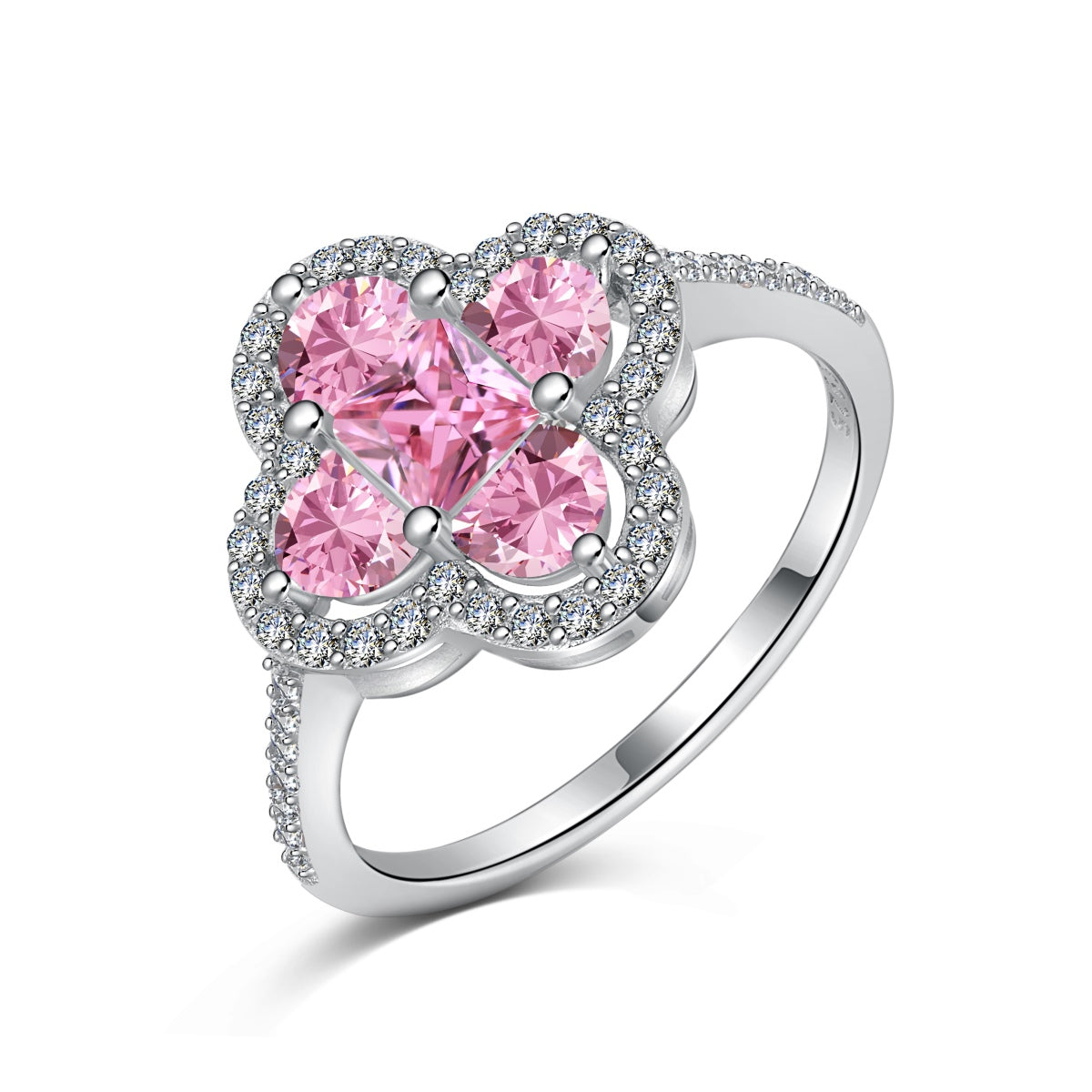 [HOT]Luxurious Eternity Flower Shape Banquet Ring
