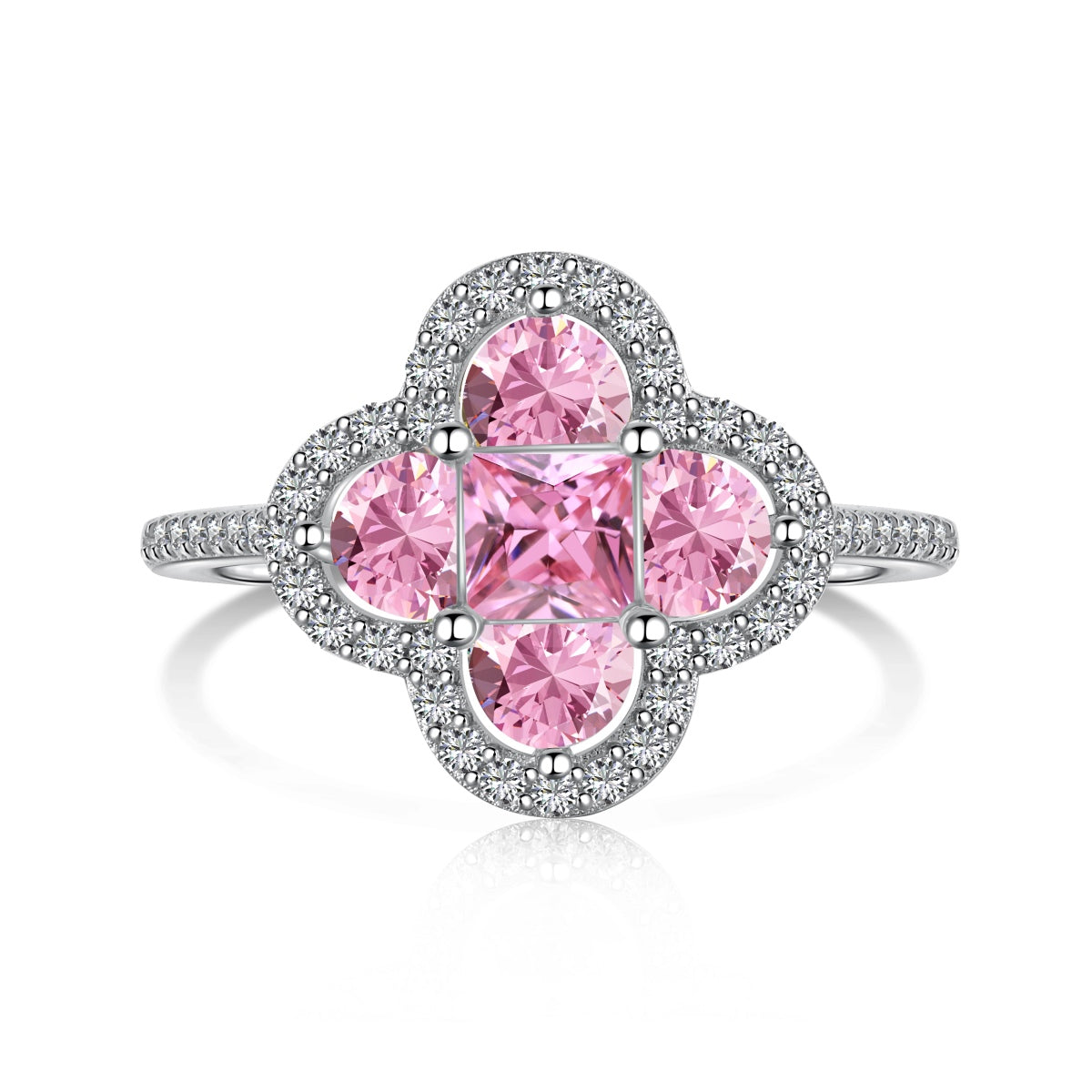 [HOT]Luxurious Eternity Flower Shape Banquet Ring