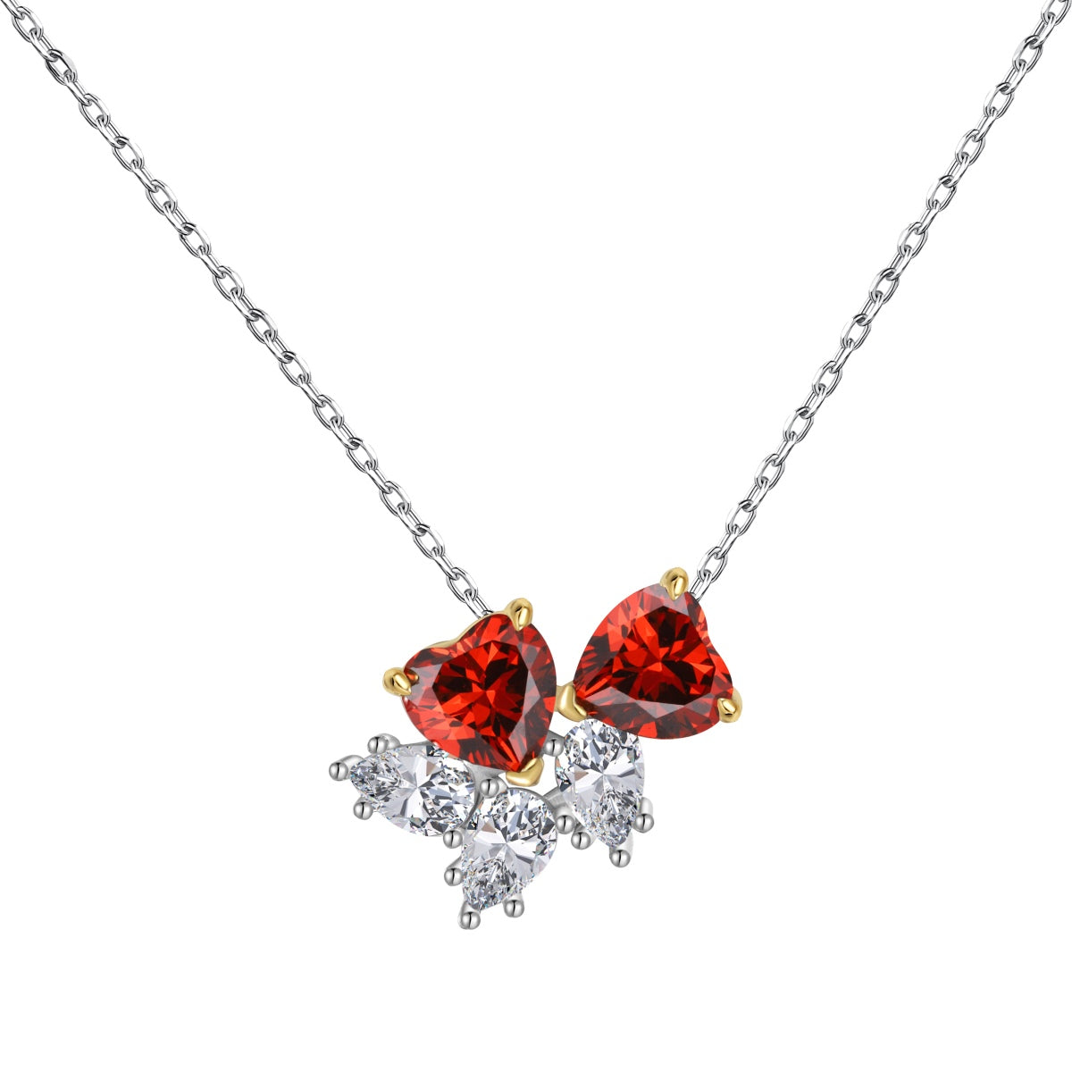 [HOT]Dainty Red Heart Necklace