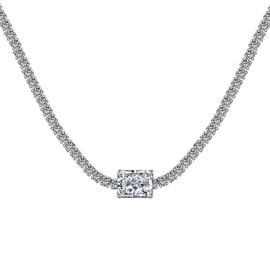 [HOT]2.0 carat Ornate Emerald Cut Necklace