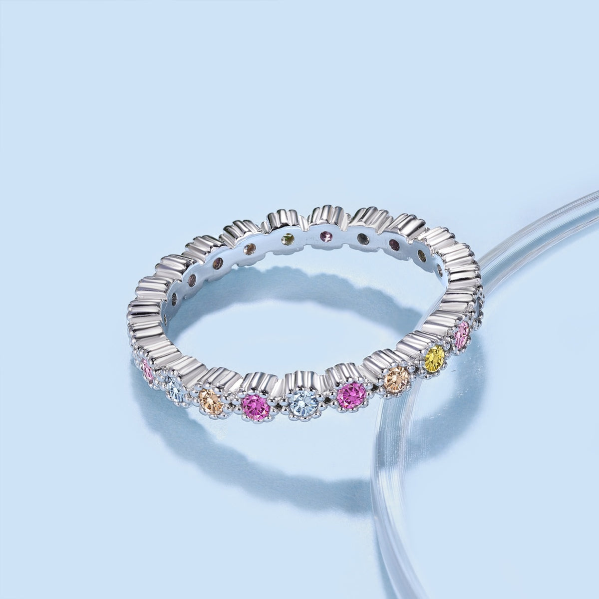 [HOT]Unique Scintillating Round Cut Daily Ring