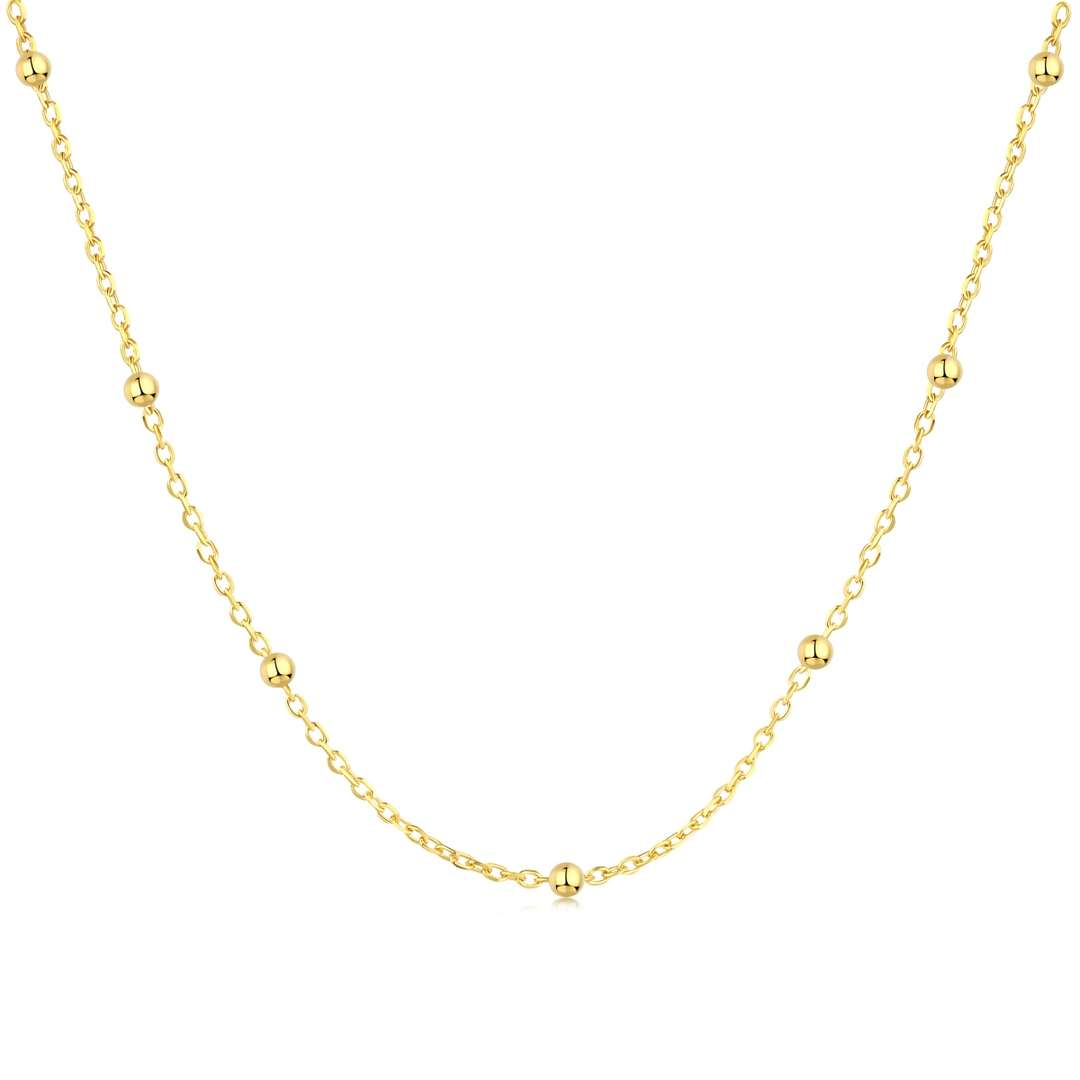 [HOT]Small Bead Clavicle Chain Simple Necklace