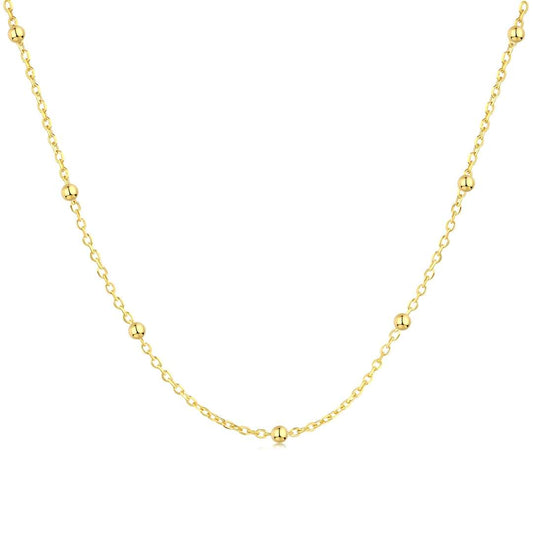 [HOT]Small Bead Clavicle Chain Simple Necklace