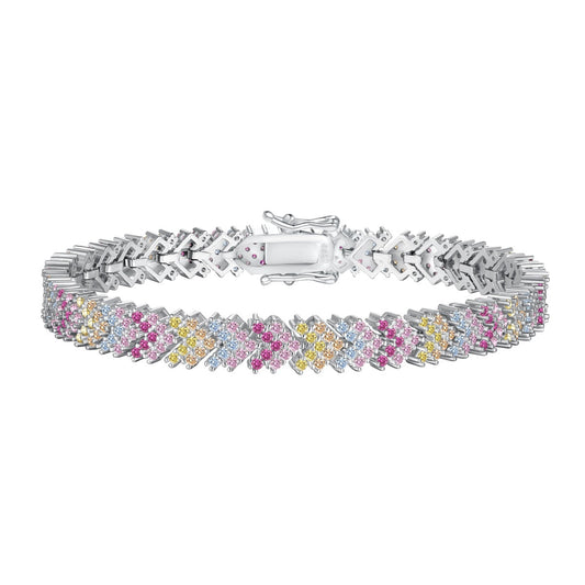 [HOT]Ornate Sparkling Round Cut Party Bracelet