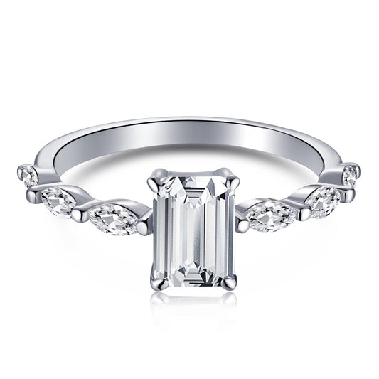 [HOT]1.0 Carat Dainty Resplendent Radiant Cut Daily Ring