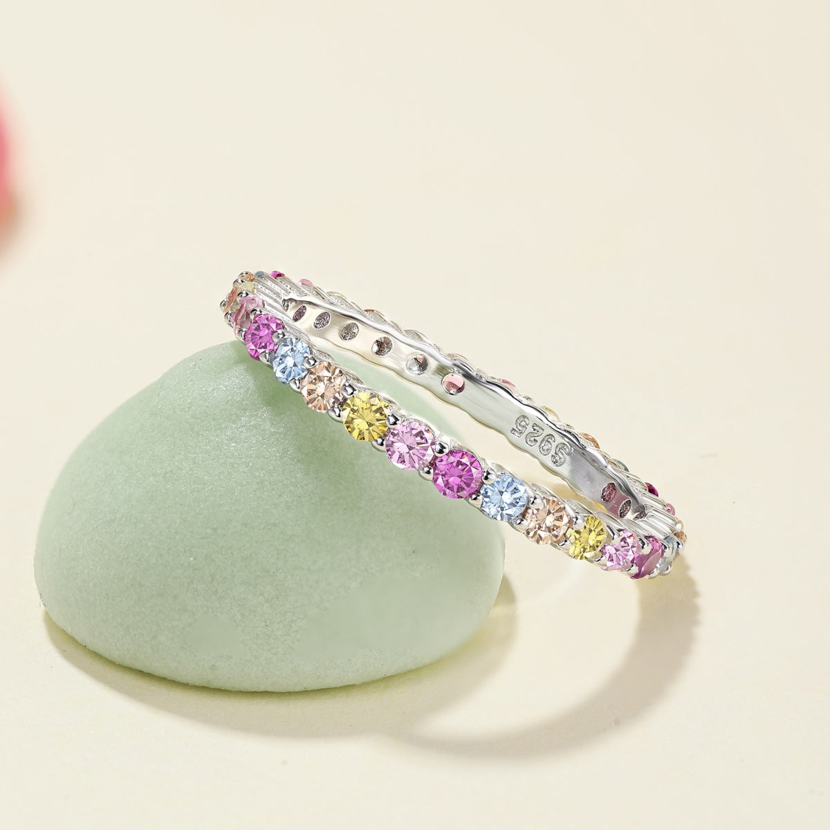 [HOT]Elegant Vivid Round Cut Daily Ring