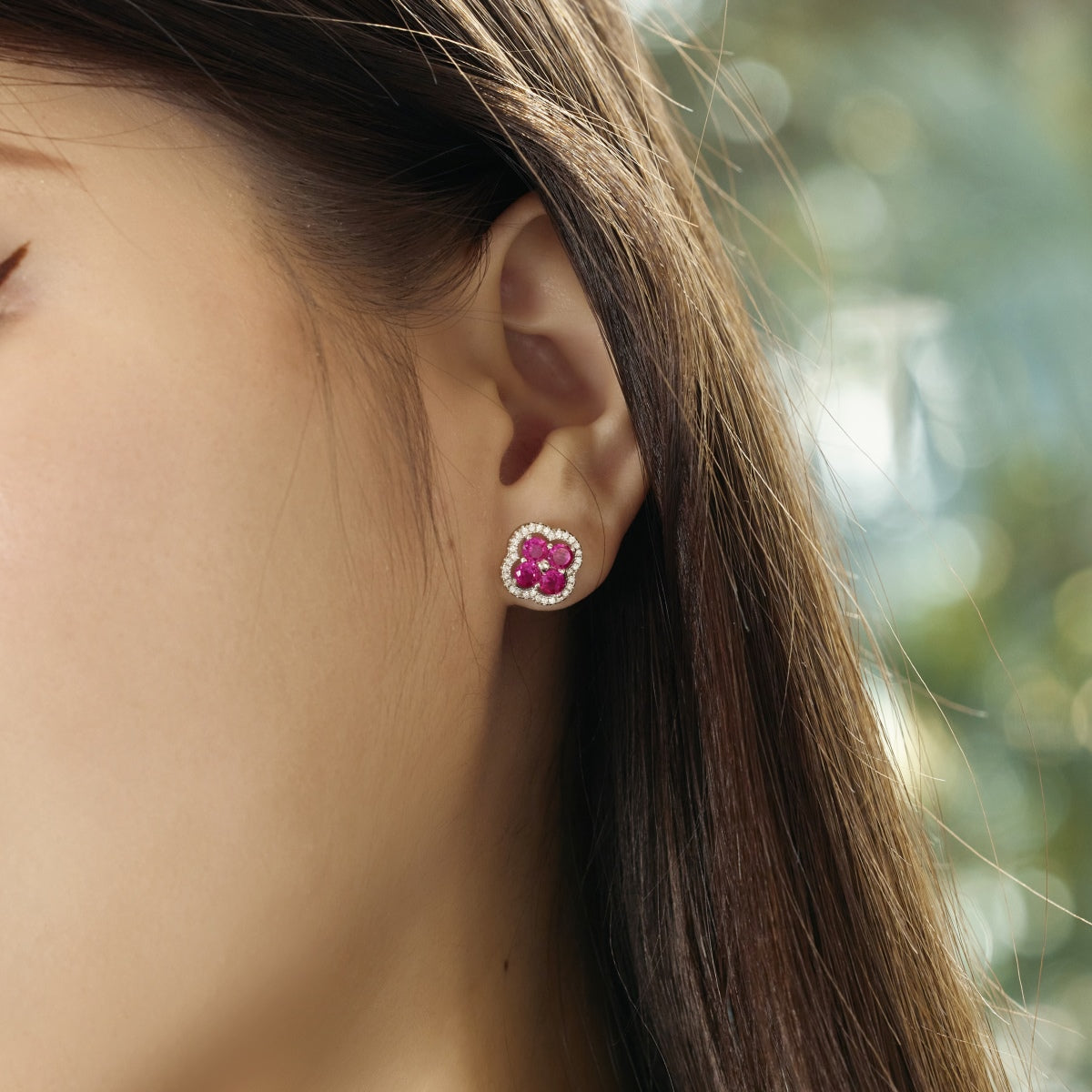 [HOT]Four-Leaf Clover Exquisite Earrings