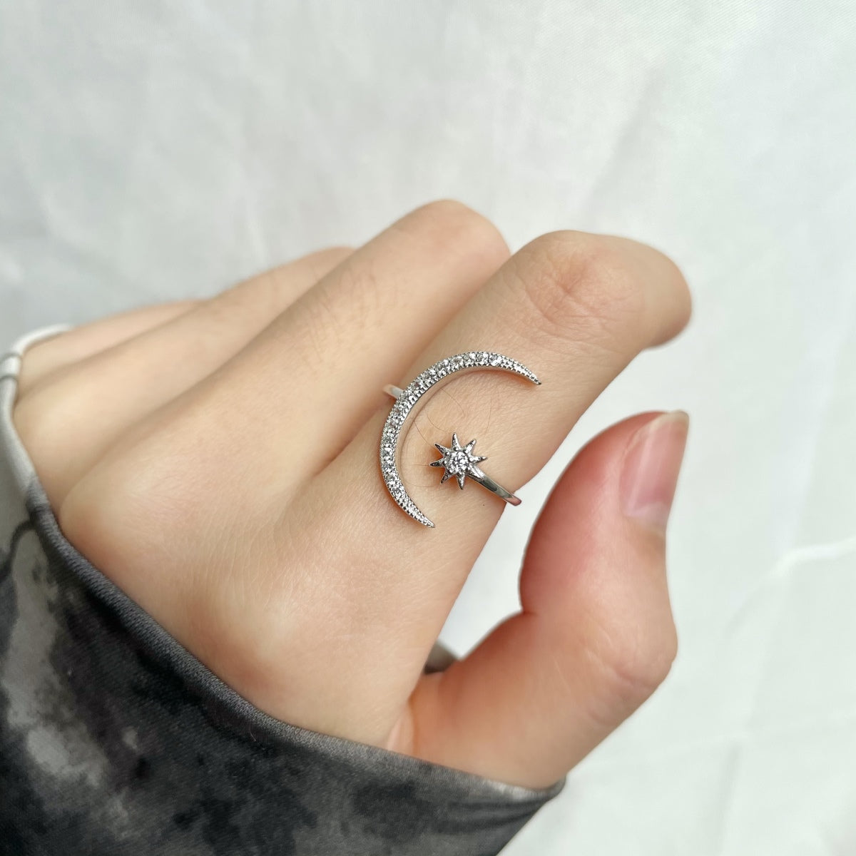 [HOT]Eternity Moon & Star Ring