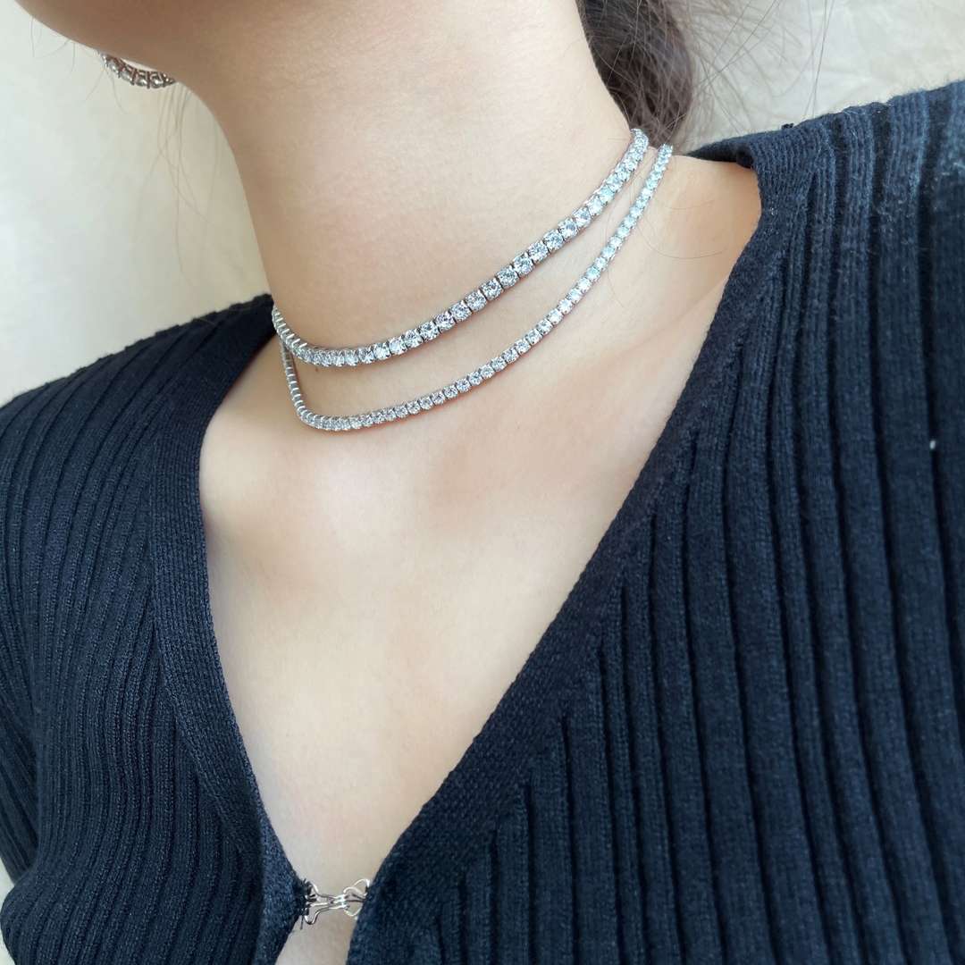 [HOT]Elegant Tennis Chain Necklace