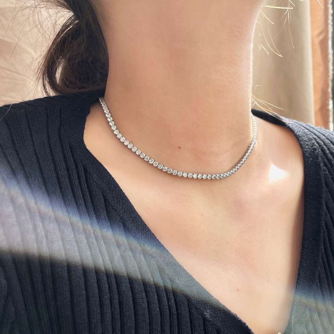 [HOT]Elegant Tennis Chain Necklace