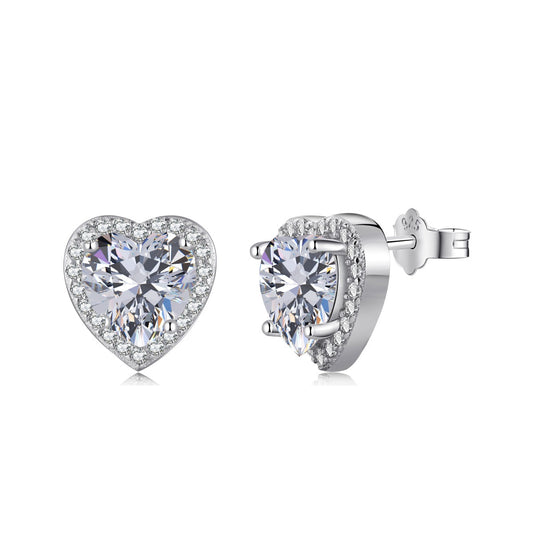 [HOT]Sparkling Heart Shape Lover Earrings