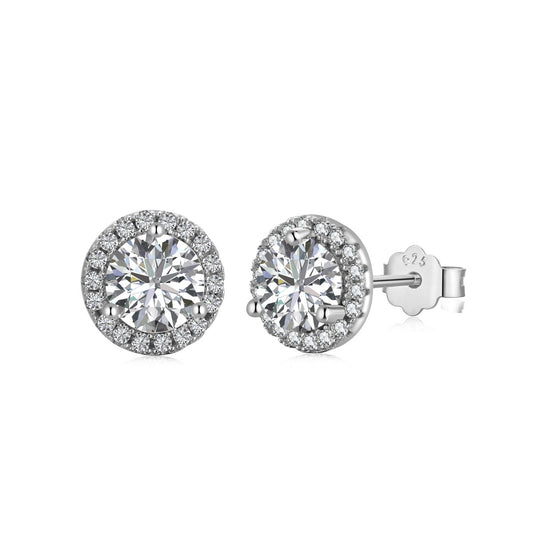 [HOT]Classic Princess Round Shape Earrings