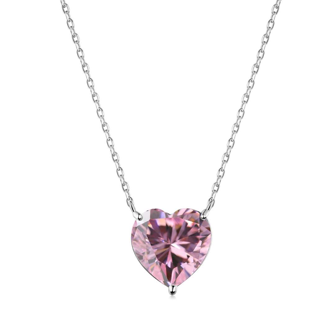 [HOT]6.0 carat Radiant Heart Shape Necklace