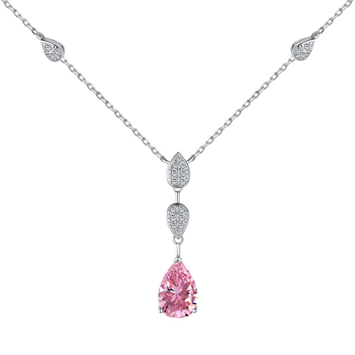 [HOT]Dazzling Pear Cut Necklace