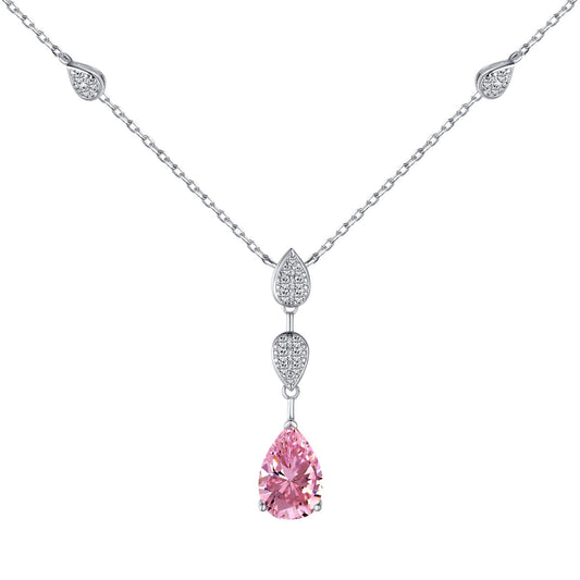[HOT]Dazzling Pear Cut Necklace