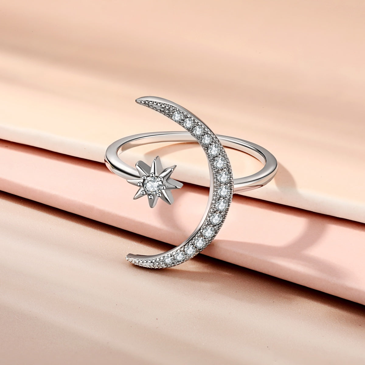 [HOT]Eternity Moon & Star Ring