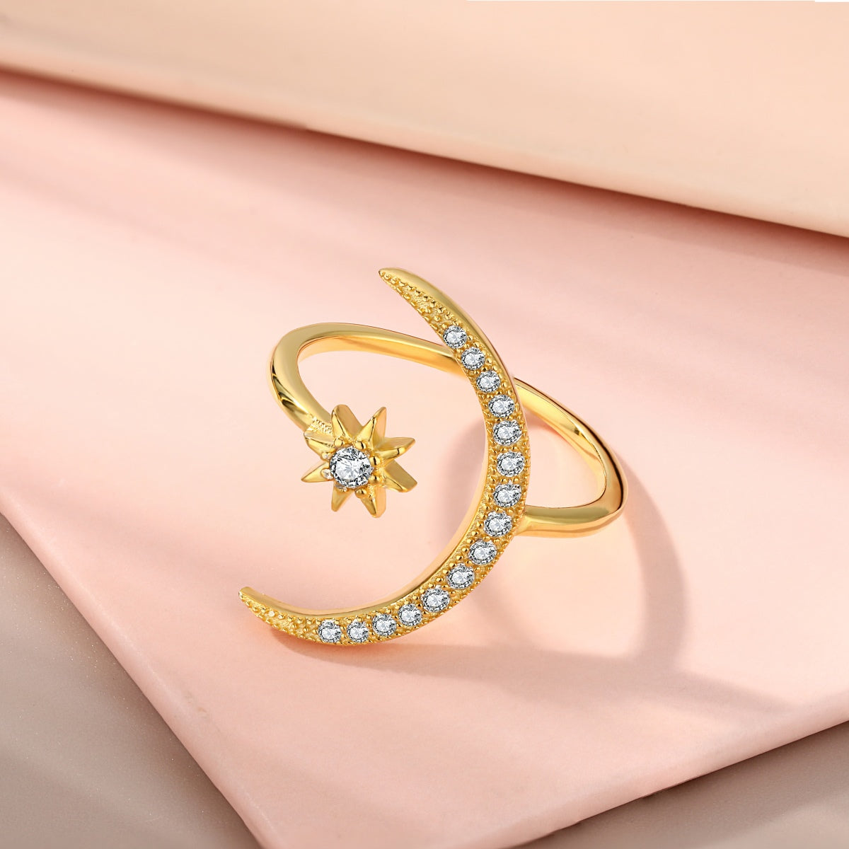 [HOT]Eternity Moon & Star Ring