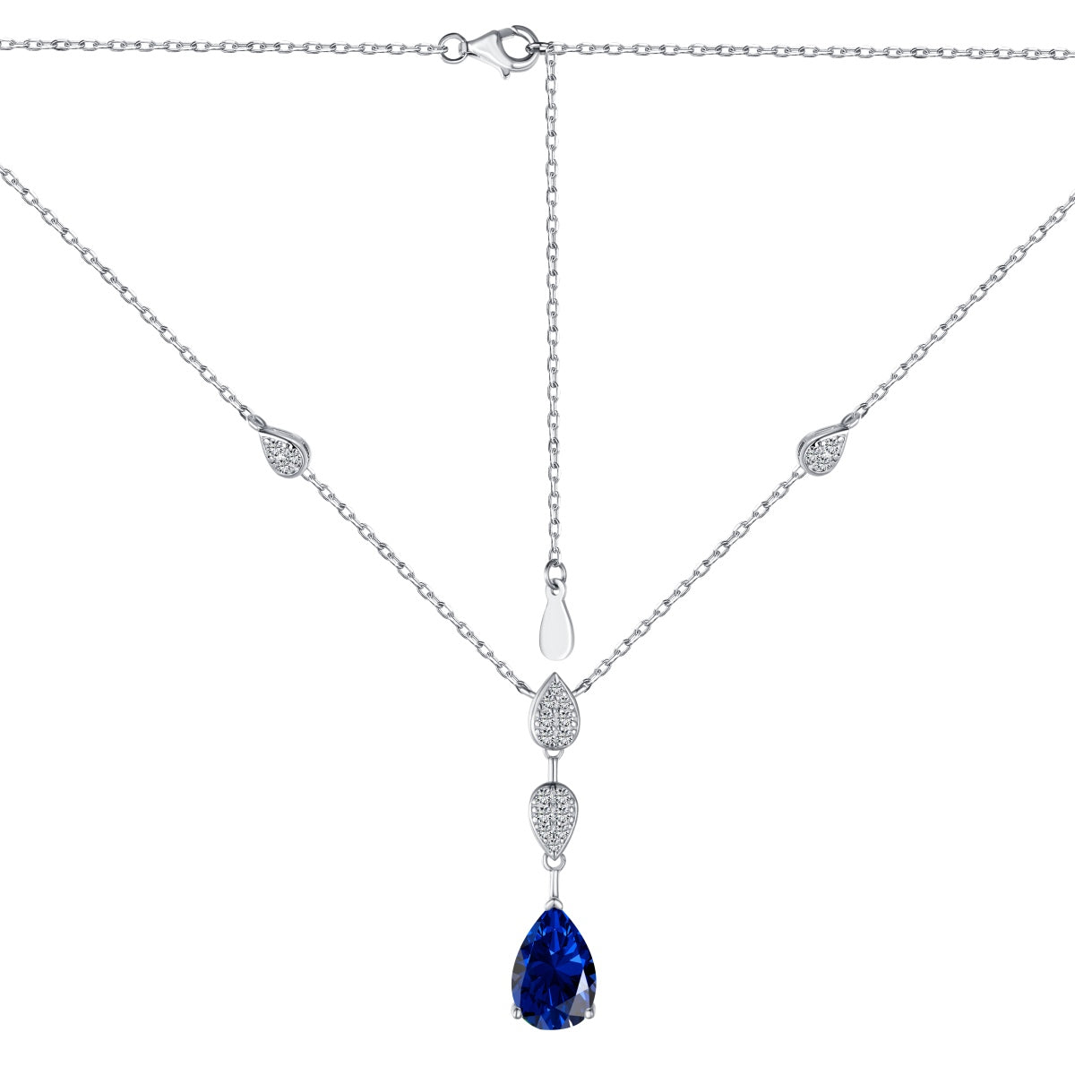 [HOT]Dazzling Pear Cut Necklace