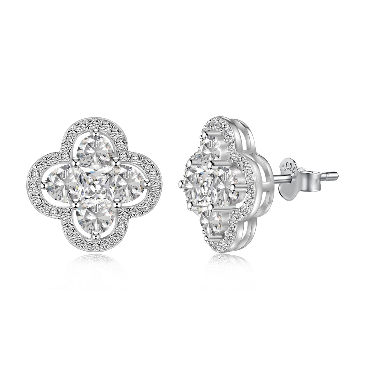 [HOT]Lucky Four-Leaf Clover Exquisite Earrings