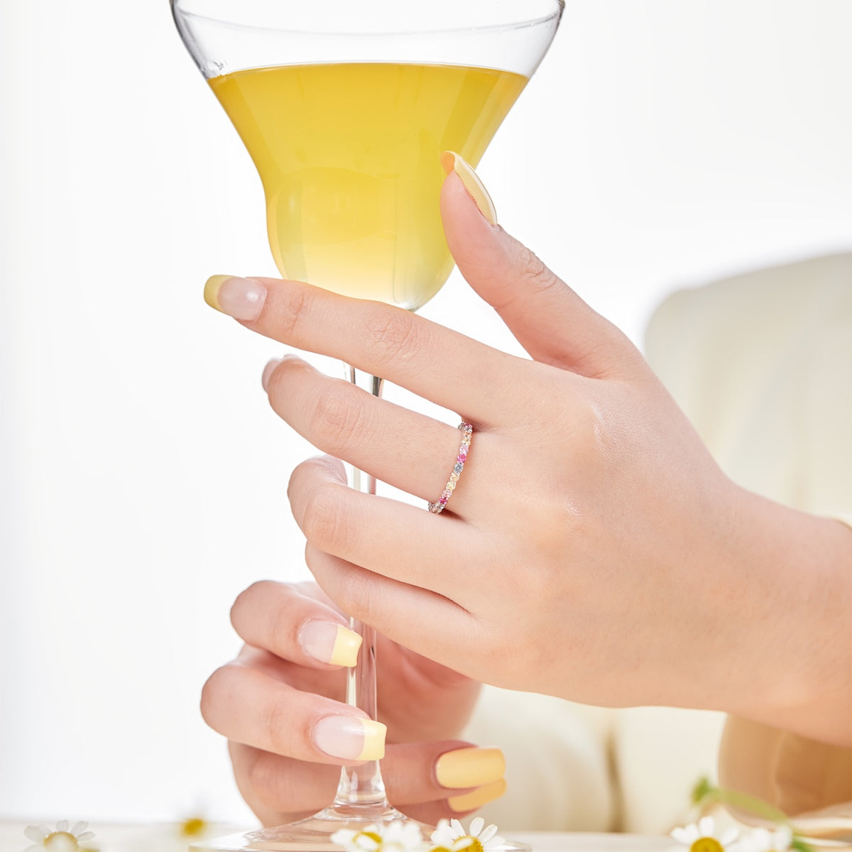 [HOT]Elegant Vivid Round Cut Daily Ring