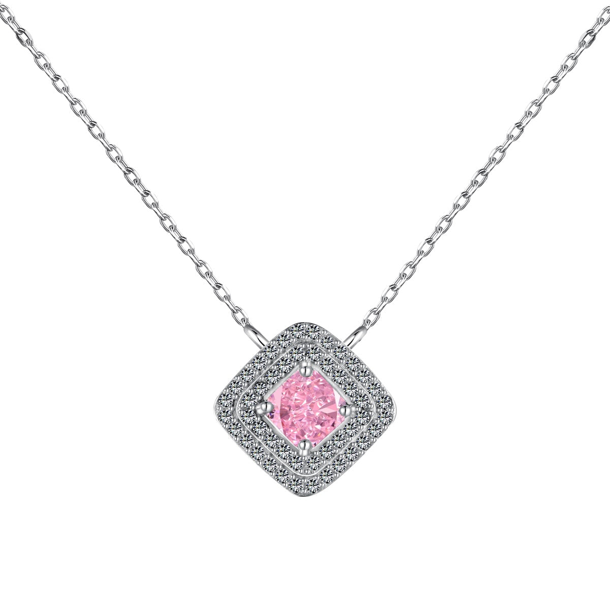 [HOT]Sparkling Asscher Cut Necklace