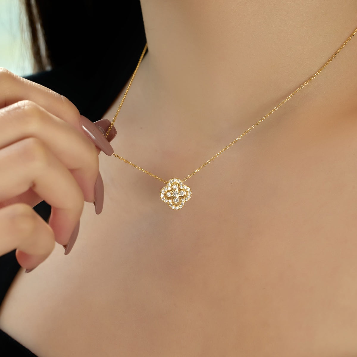 [HOT]Four-Leaf Clover Various DIY Wearable Necklaces