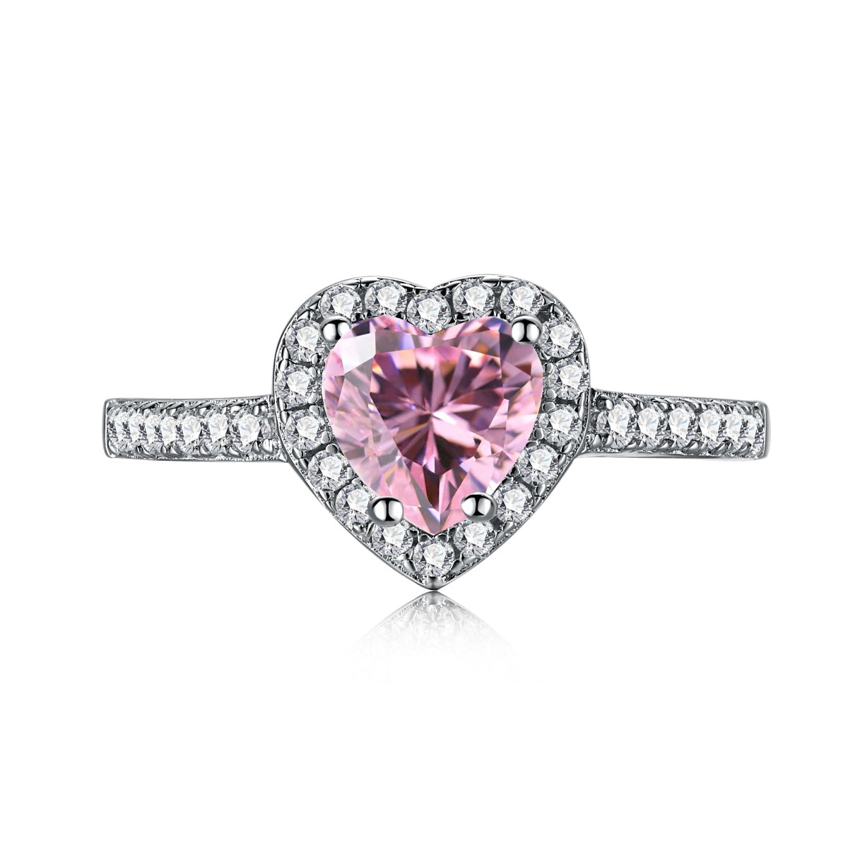 [HOT]Eternity Splashy Romantic Heart Shape Lover Ring
