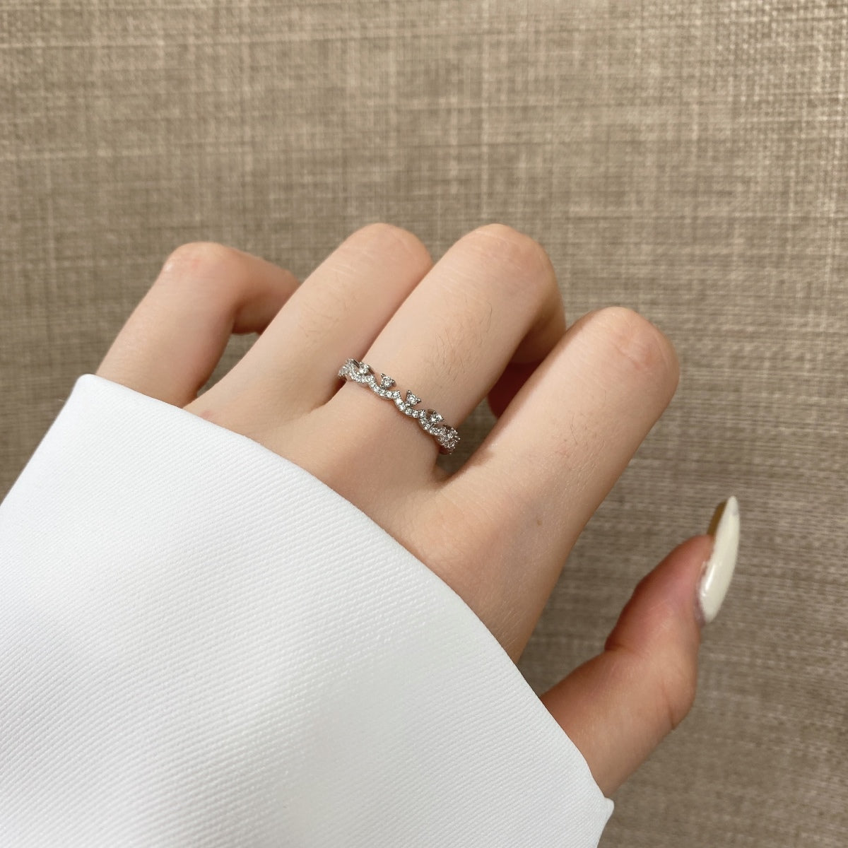 [HOT]Elegant Resplendent Round Shape Party Ring