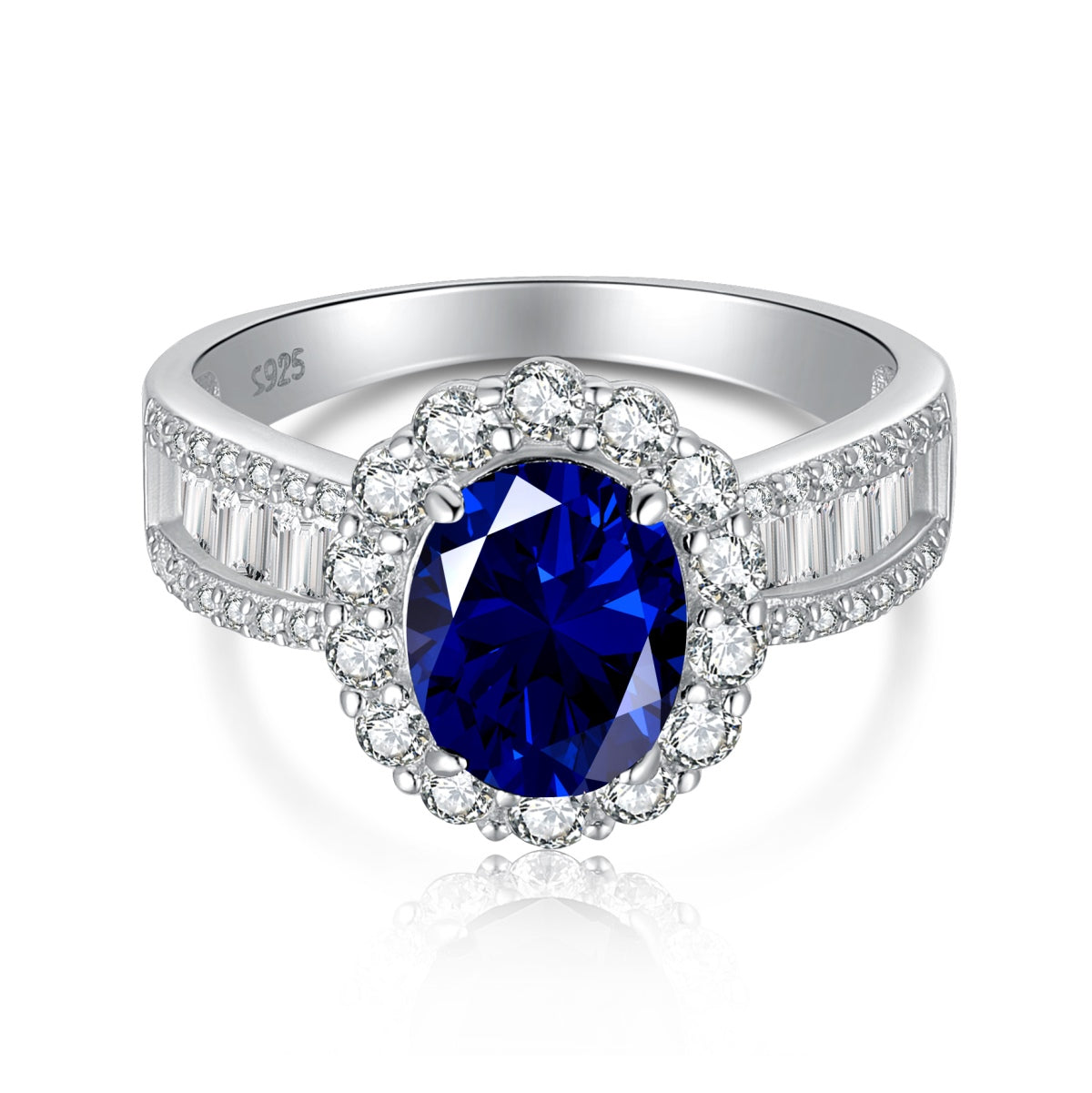 [HOT]1.5 Carat Dazzling Charming Oval Cut Banquet Ring