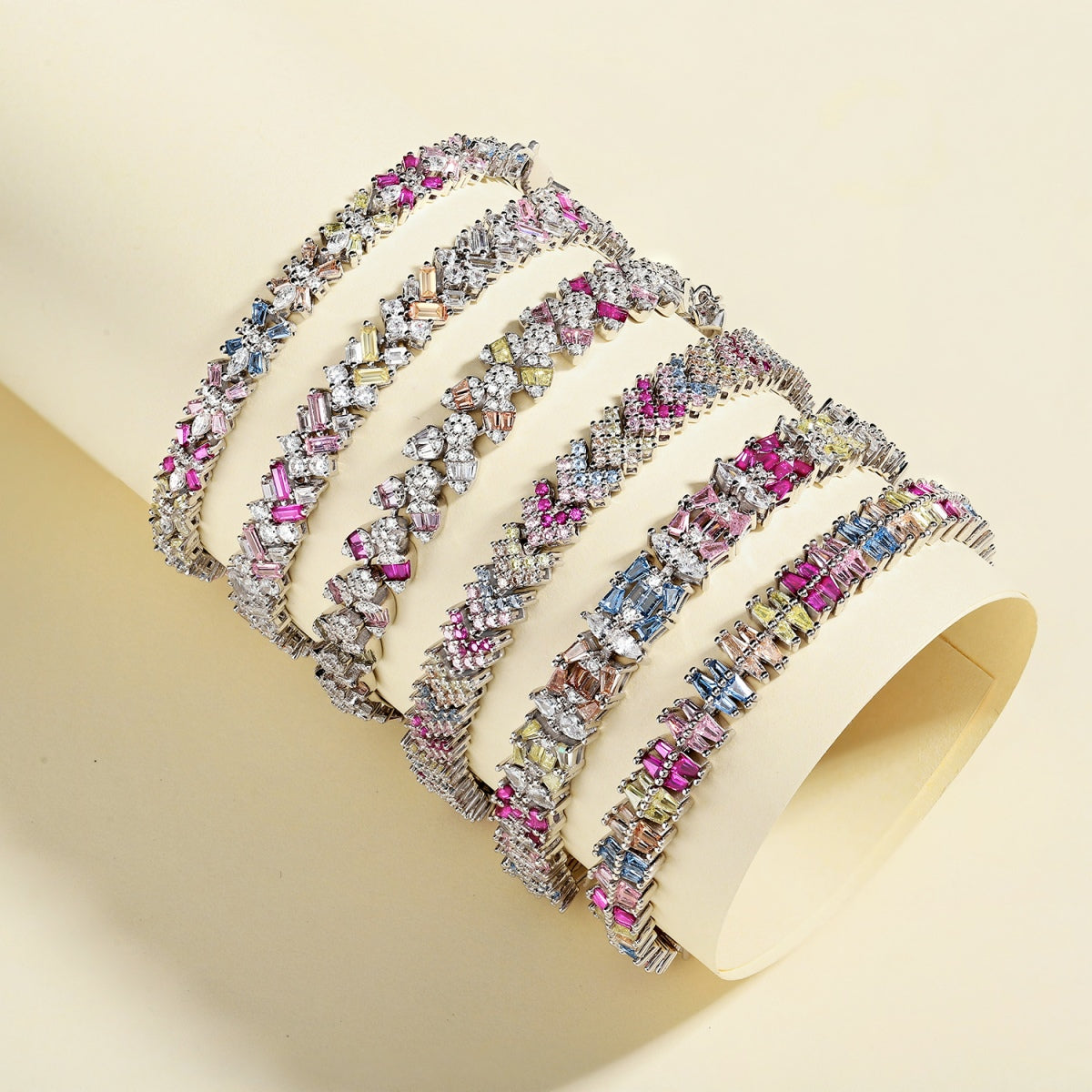 [HOT]Dazzling Unique Multi Shape Daily Bracelet