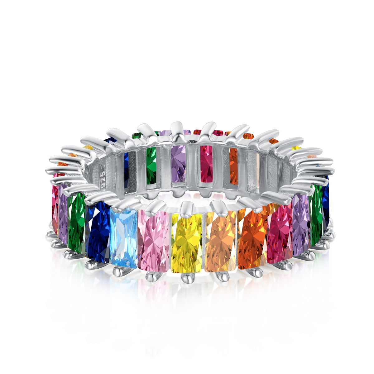 [HOT]Unique Colorful Radiant Cut RIng