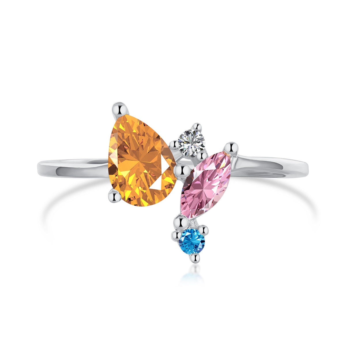 [HOT]Radiant Colorful Multi Cut Daily Ring