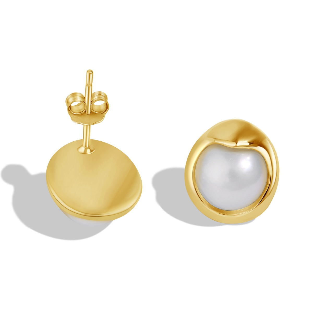 [HOT]Dainty Bread Pearl Earrings