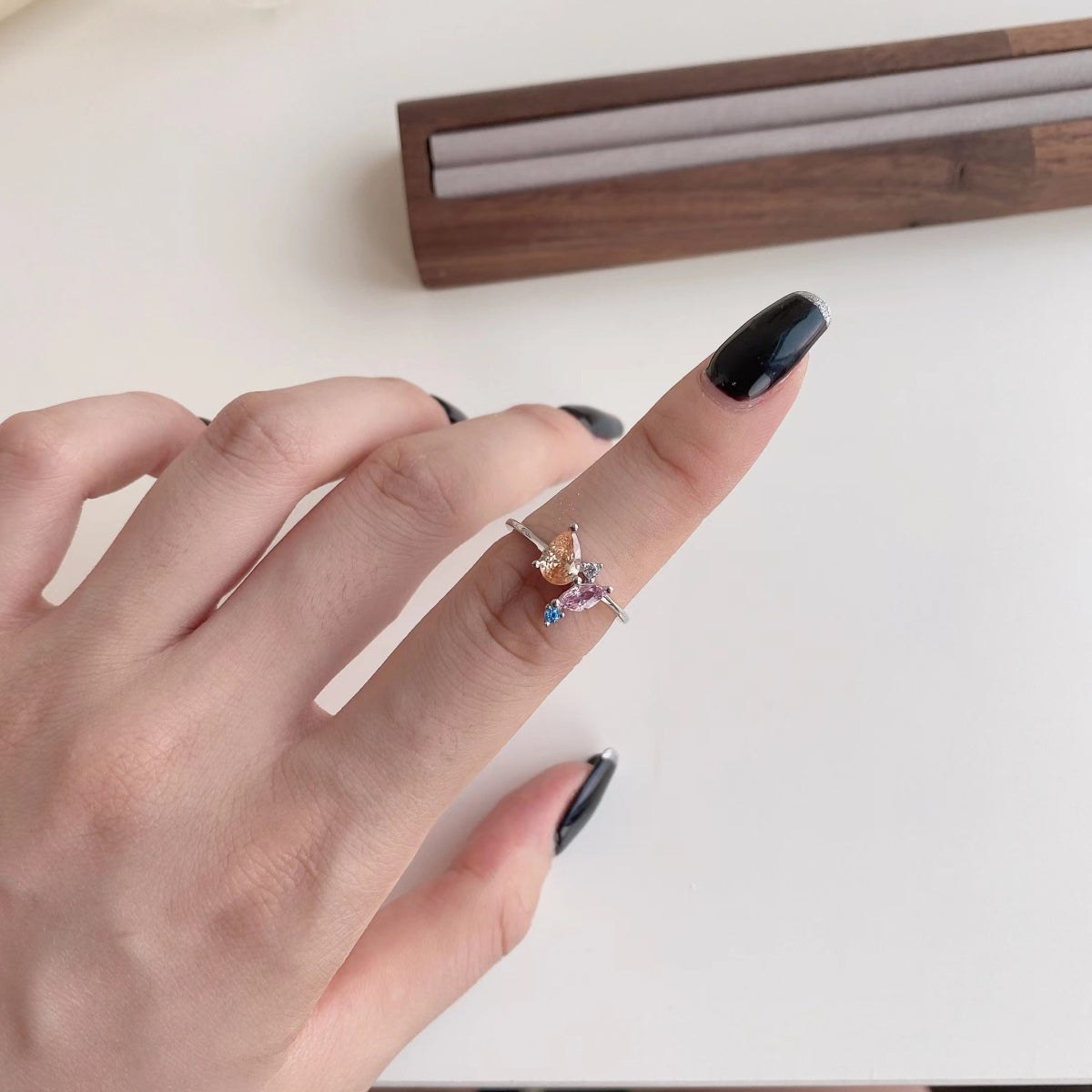 [HOT]Radiant Colorful Multi Cut Daily Ring