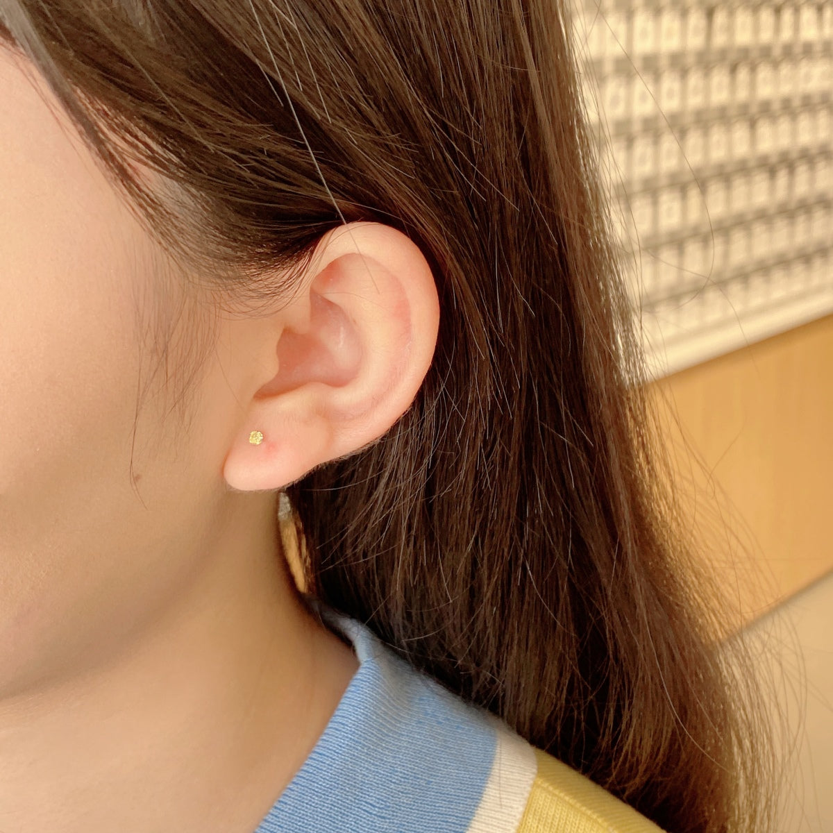 [HOT]Delicate Solitaire Earrings