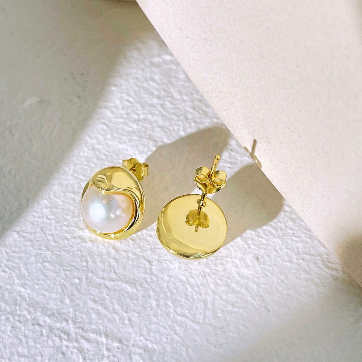 [HOT]Dainty Bread Pearl Earrings